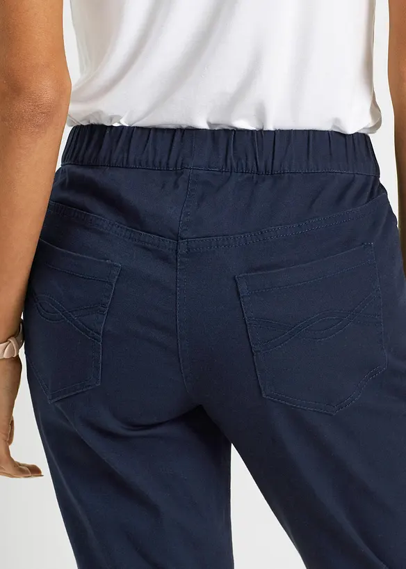 Pantalon 7/8 &agrave; taille &eacute;lastiqu&eacute;e, bonprix