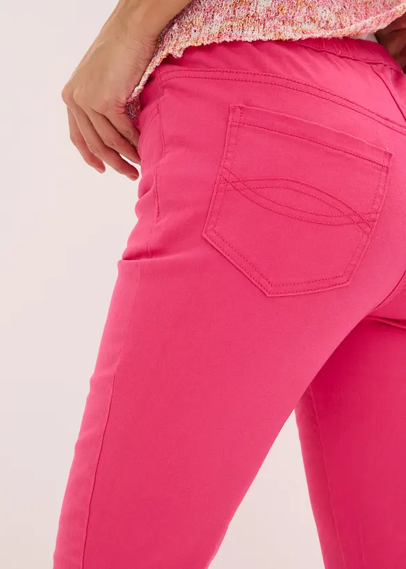 Pantalon 7/8 &agrave; taille &eacute;lastiqu&eacute;e, bonprix