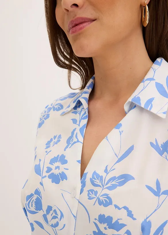 Robe-chemise en viscose fluide, bonprix