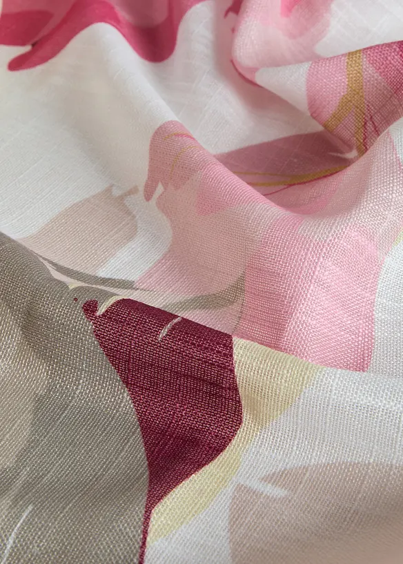 Vorhang mit Blumendruck (1er Pack), bonprix