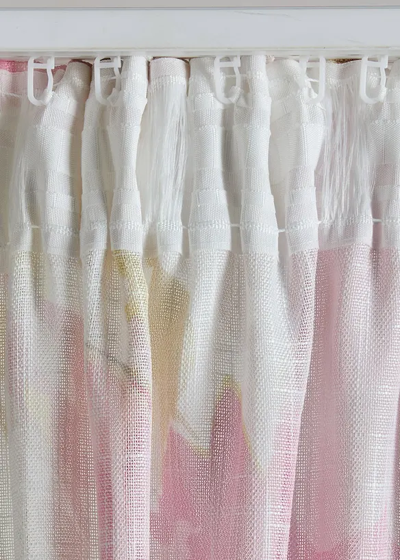 Vorhang mit Blumendruck (1er Pack), bonprix