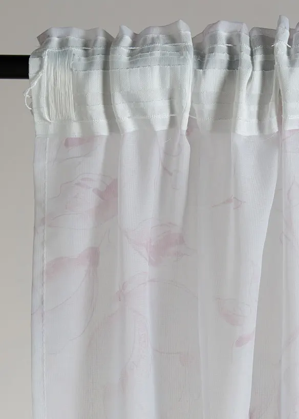 Rideau &agrave; imprim&eacute; floral (1 pce), bonprix