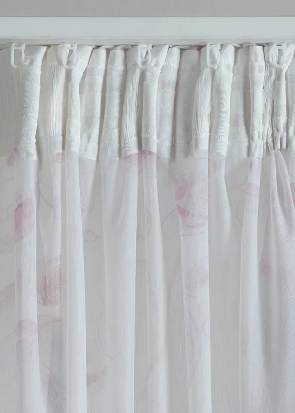 Rideau &agrave; imprim&eacute; floral (1 pce), bonprix