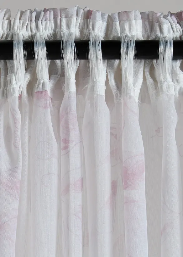 Rideau &agrave; imprim&eacute; floral (1 pce), bonprix