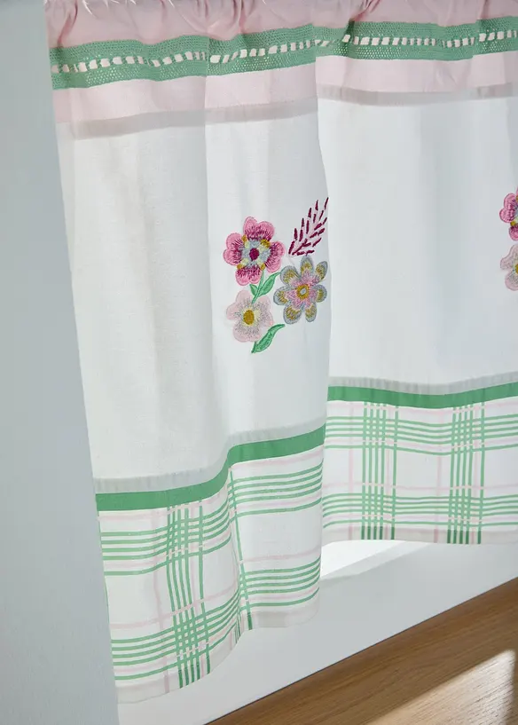 Brise-bise brod&eacute; en coton, bonprix