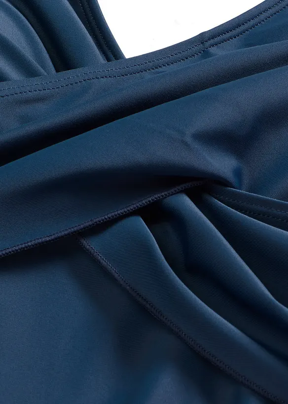 Tankini long (ens. 2 pces) &agrave; encolure V, bonprix