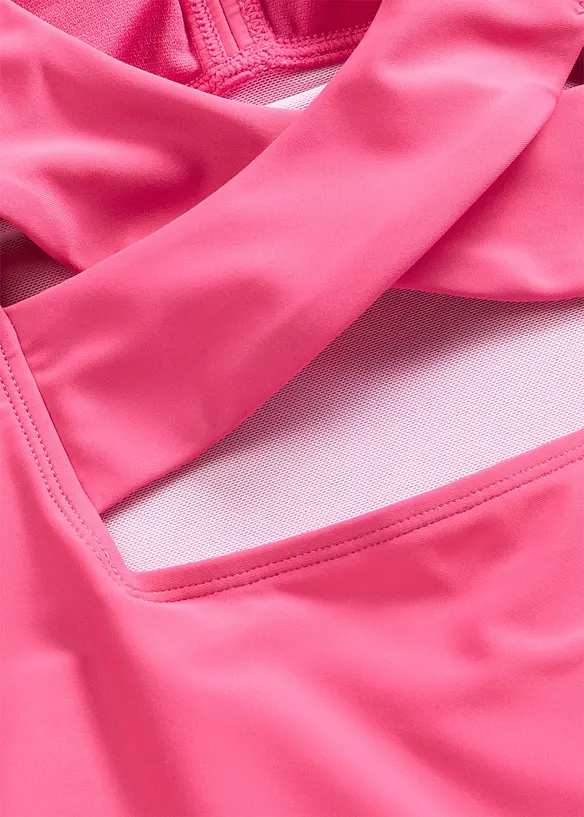 Medium Shape-Badeanzug mit V-Ausschnitt, bonprix