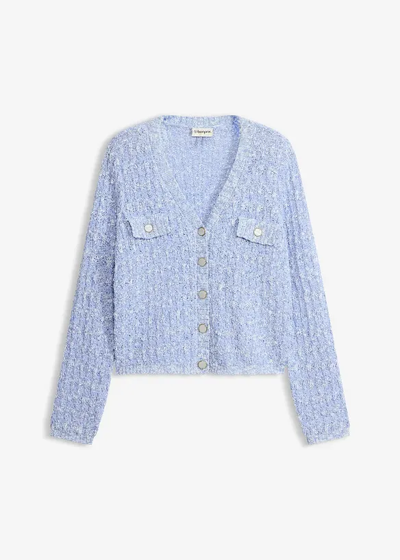 Boucl&eacute; Strickjacke, bonprix