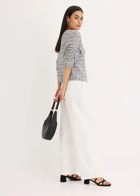 Boucl&eacute; Strickjacke, bonprix