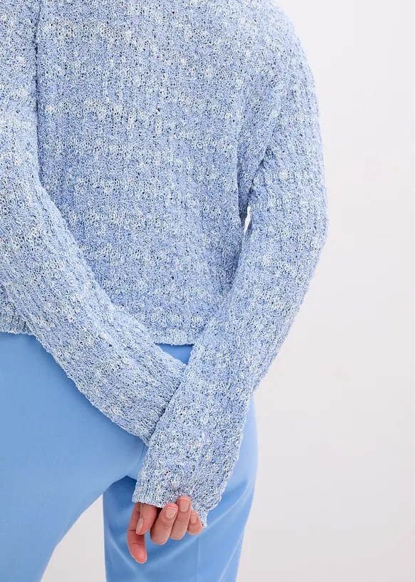 Boucl&eacute; Strickjacke, bonprix