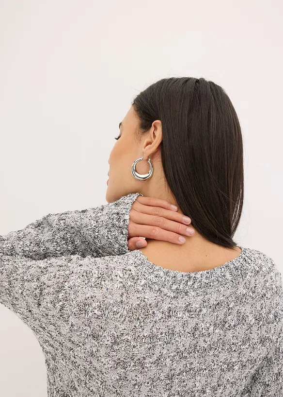 Boucl&eacute; Strickjacke, bonprix