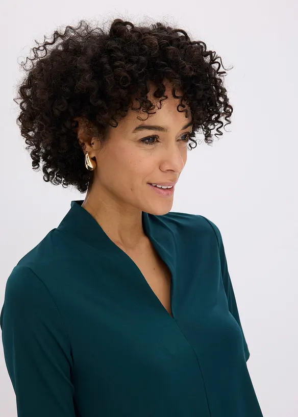 Shirt mit Kelchkragen, bonprix