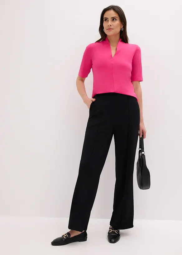 Shirt mit Kelchkragen, bonprix