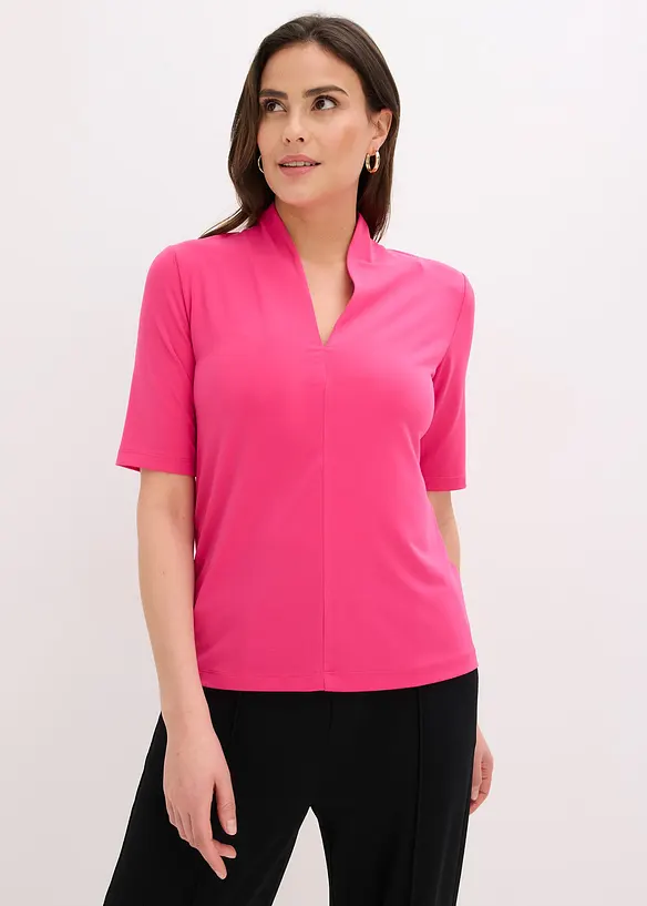 Shirt mit Kelchkragen, bonprix