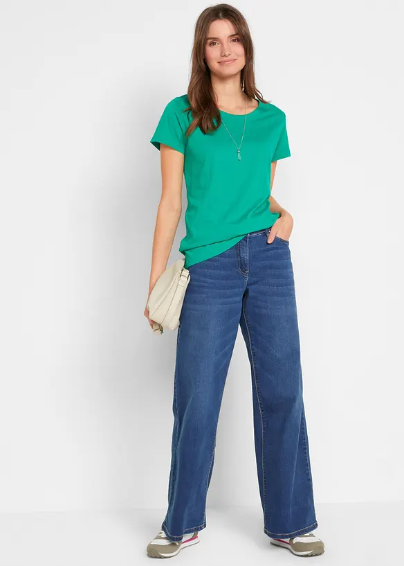 Rundhals-Shirt  (5er-Pack), bonprix