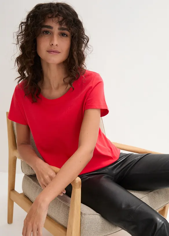 Rundhals-Shirt  (5er-Pack), bonprix