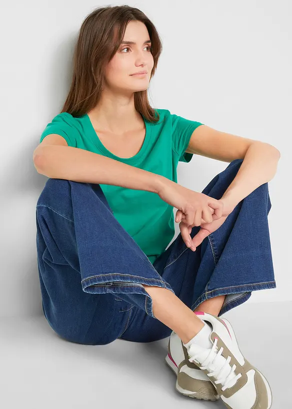 Rundhals-Shirt  (5er-Pack), bonprix