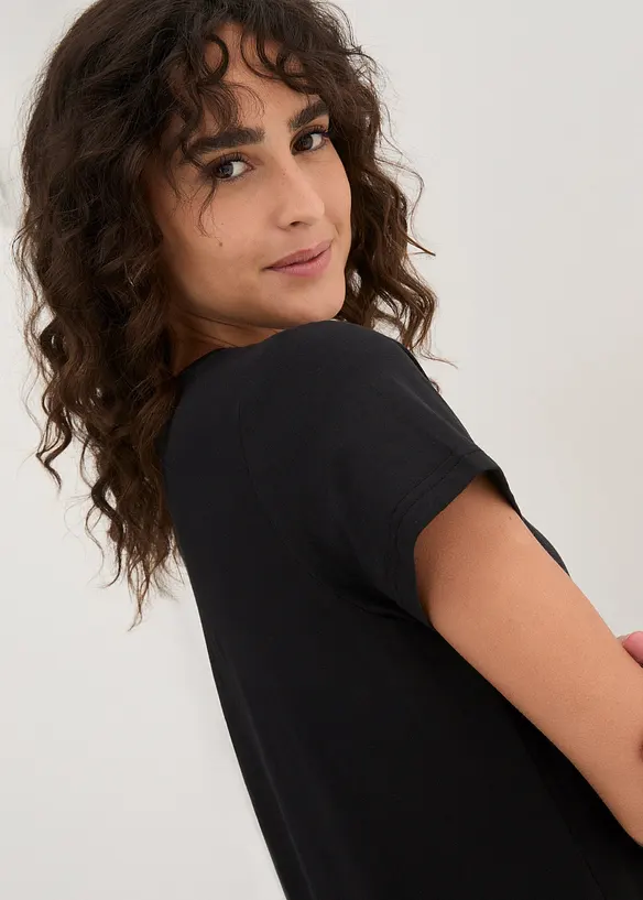 Rundhals-Shirt  (5er-Pack), bonprix