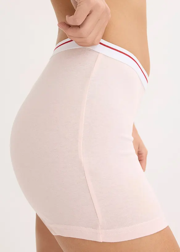 Damenboxer mittellang mit komfortabler Baumwolle (4er Pack), bonprix