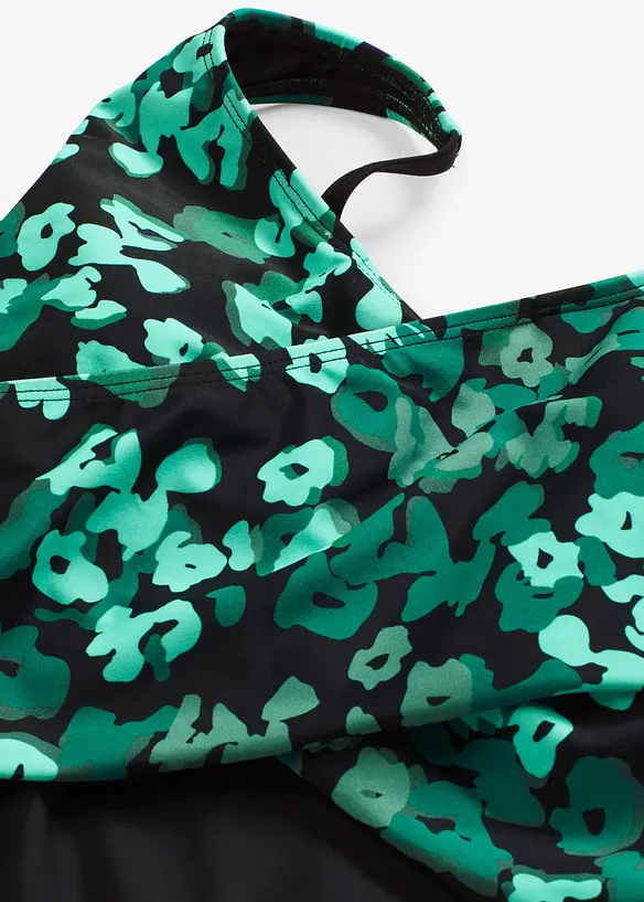 Medium Shape-Badeanzug mit Wickeloptik, bonprix