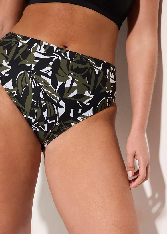 Lot de 2 bas de maillots taille haute sculptants, maintien l&eacute;ger, bonprix