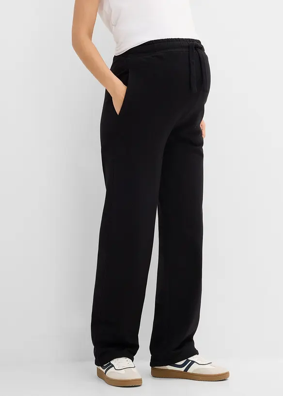 Umstandsweathose mit verstellbarer Saumweite aus reiner Bio-Baumwolle, bonprix