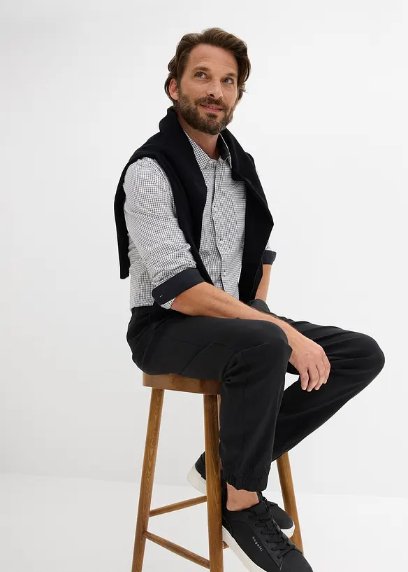 Relaxed Fit Superstretch-Schlupfhose, Straight, bonprix