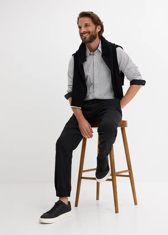 Relaxed Fit Superstretch-Schlupfhose, Straight, bonprix