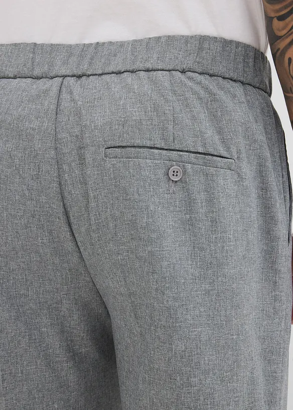 Pantalon &eacute;l&eacute;gant &agrave; taille &eacute;lastiqu&eacute;e, bonprix