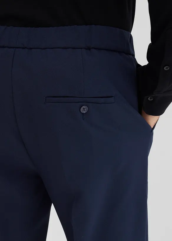 Pantalon de costume &agrave; taille &eacute;lastiqu&eacute;e, bonprix