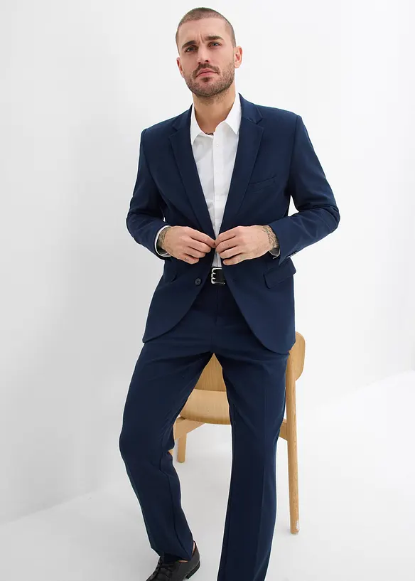 Pantalon de costume extensible, coupe moderne, bonprix