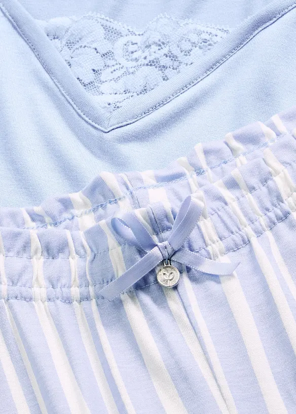 Pyjama aus softer Viskose, bonprix