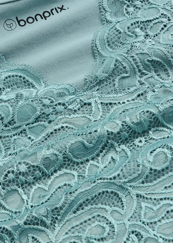 Chemise de nuit avec empi&egrave;cement dentelle, bonprix