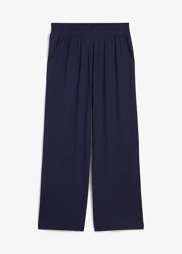 Pantalon 7/8 fluide en jersey viscose, bonprix