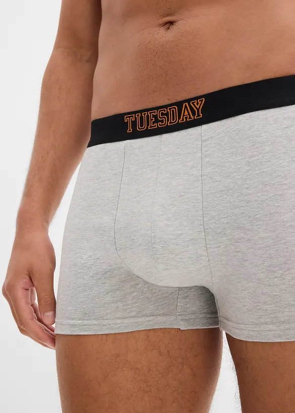 Lot de 7 boxers coton, bonprix