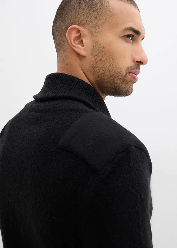 Pull en fine maille &agrave; col ch&acirc;le, bonprix