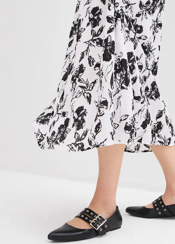 Midirock aus softer Viskose, bonprix