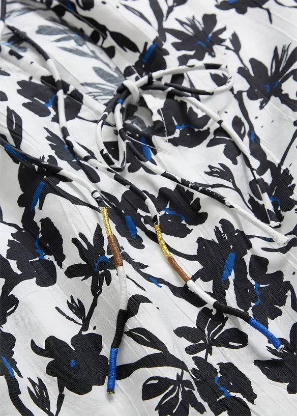 Bluse aus strukturiertem Crinkle, bonprix