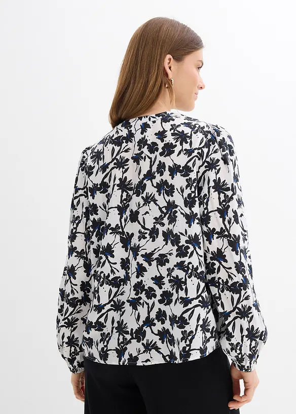 Bluse aus strukturiertem Crinkle, bonprix