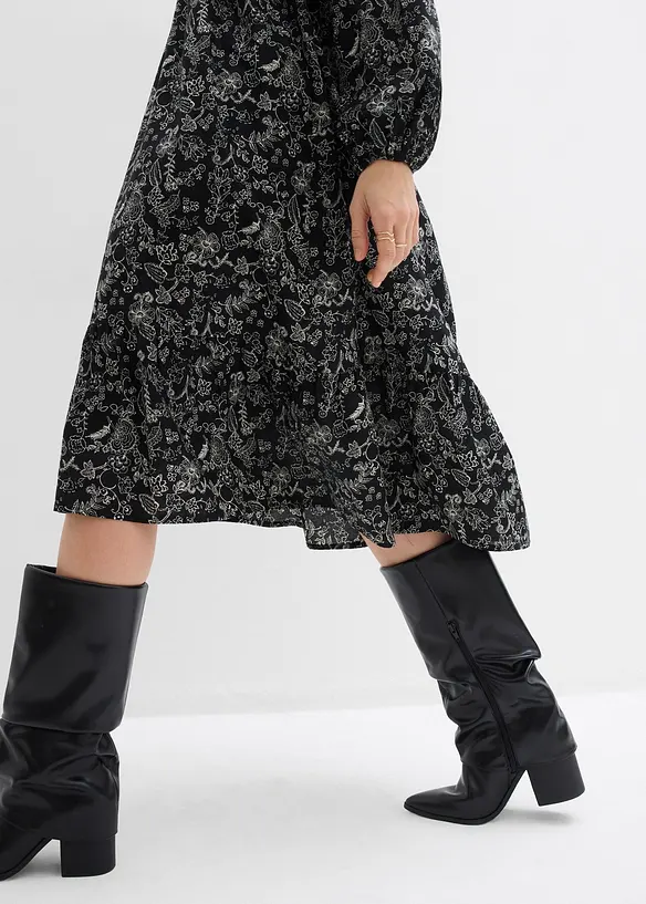 Robe midi en coton, bonprix