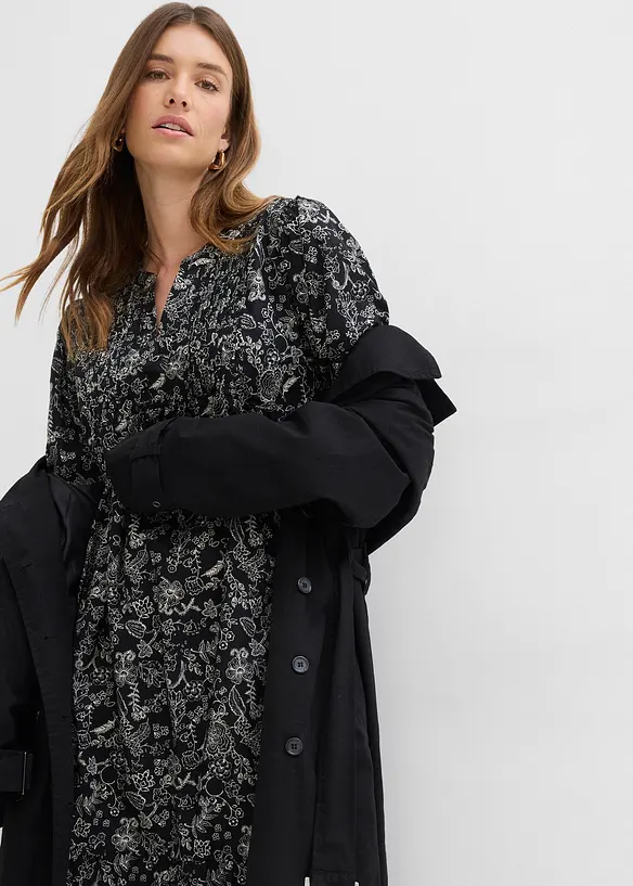 Robe midi en coton, bonprix