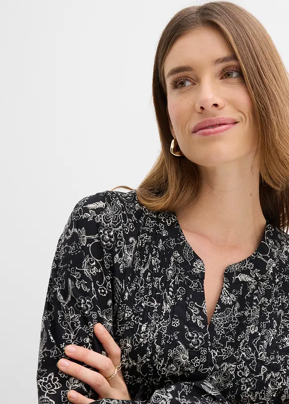 Robe midi en coton, bonprix