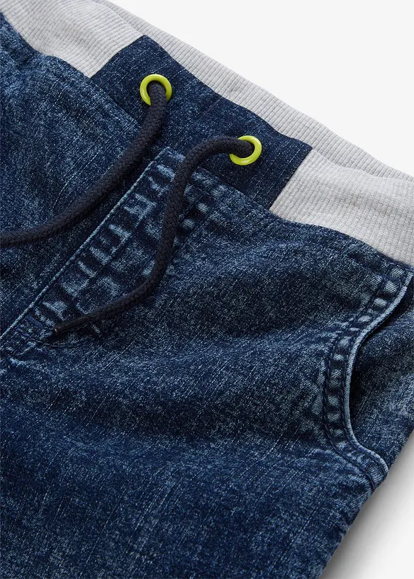 Regular-Fit-Schlupfjeans mit elastischem Bund, bonprix