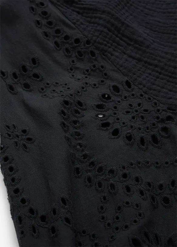 Tunikabluse aus luftigem Musselin, bonprix