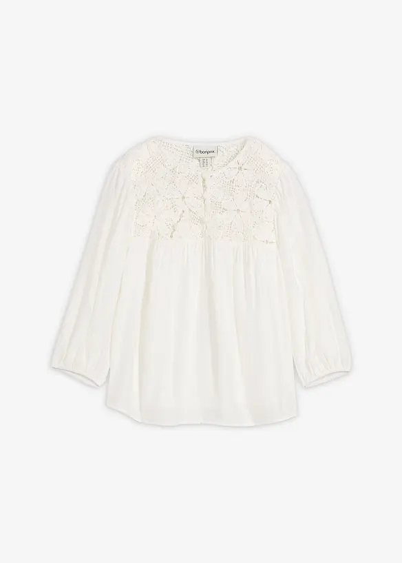 Bluse aus flie&szlig;endem Viskose-Mix, bonprix