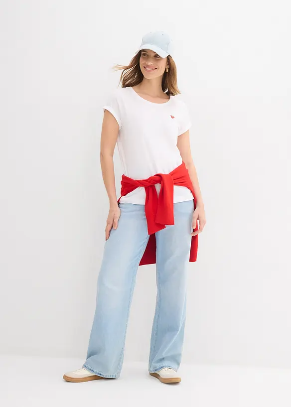 T-Shirt aus reiner Baumwolle, bonprix