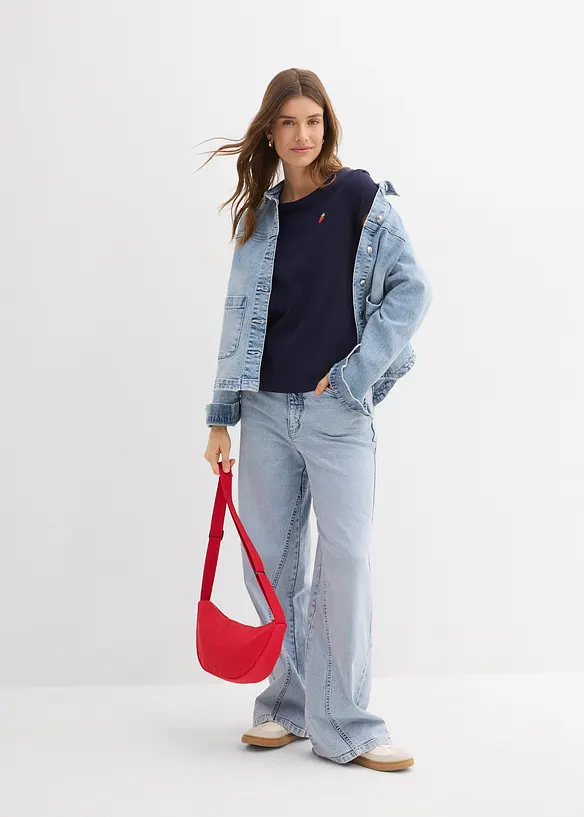 T-Shirt aus reiner Baumwolle, bonprix