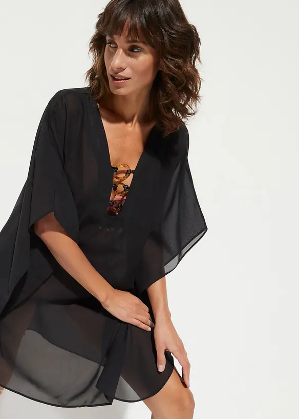 Strandtunika aus leichtem Chiffon, bonprix
