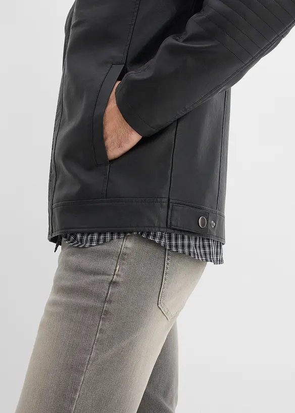 Lederimitat-Jacke, bonprix