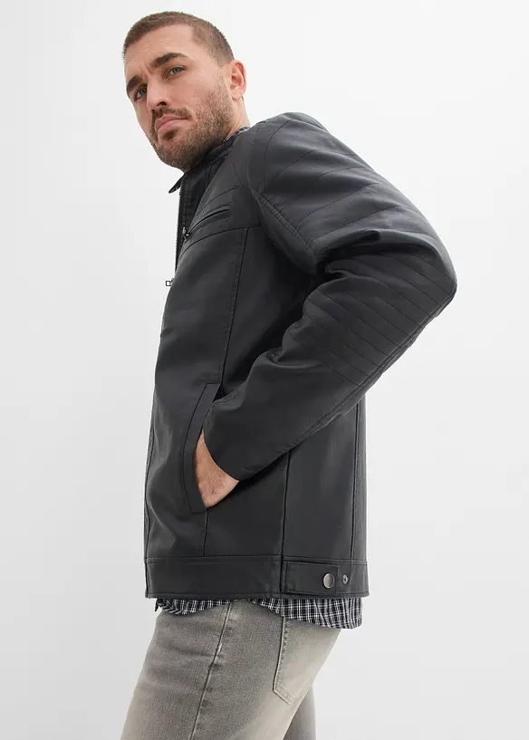 Lederimitat-Jacke, bonprix